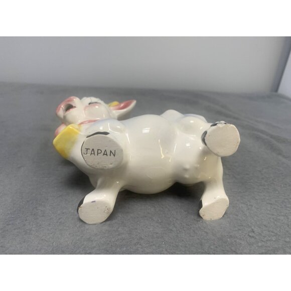 Vintage Ceramic Cow Creamer Figurine Made in Japan 1960s - Picture 6 of 9